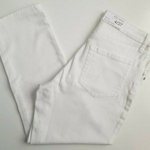 ELLA MOSS Women's White Jeans Sz 4 / 27 High Rise
